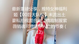 最新重磅分享，推特女神福利姬【00后大队长】未流出土豪私拍视图合集，情趣制服紫薇销魂可撸精尽人亡的节奏 (12)