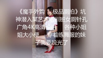 《魔手外购❤️极品厕拍》坑神潜入某艺术培训班女厕针孔广角4K高清偸拍❤️各种小姐姐大小便❤️穿着练舞服的妹子需要脱光了