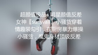 ⚡超颜值极品⚡明星颜值反差女神〖sunwall〗小骚货穿着情趣装勾引，在厨房暴力爆操小骚货，魔鬼身材顶级反差