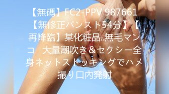 【無碼】FC2-PPV 987661 【無修正パンスト54分】【再降臨】某化粧品..無毛マンコ♥大量潮吹き＆セクシー全身ネットストッキングでハメ撮り口內発射