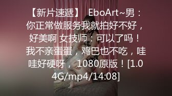 【新片速遞】  EboArt~男：你正常做服务我就拍好不好，好美啊 女技师：可以了吗！我不亲蛋蛋，鸡巴也不吃，哇哇好硬呀， 1080原版！[1.04G/mp4/14:08]